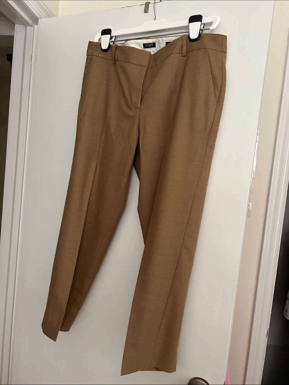 J. Crew Woman’s Dress Capris bell bottom in Camel Brown